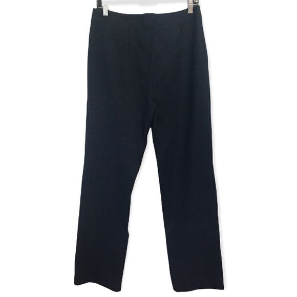 St. John Sport Navy With Thick Stitch Crease Pants Size 10 - Picture 2 of 5